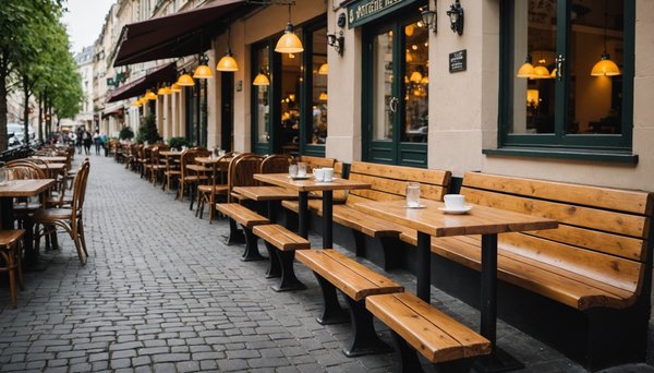 Optimisez le confort de votre café avec nos banquettes élégantes